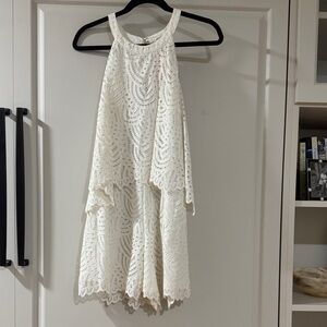 Lilly Pulitzer Cream Lace Jumpsuit